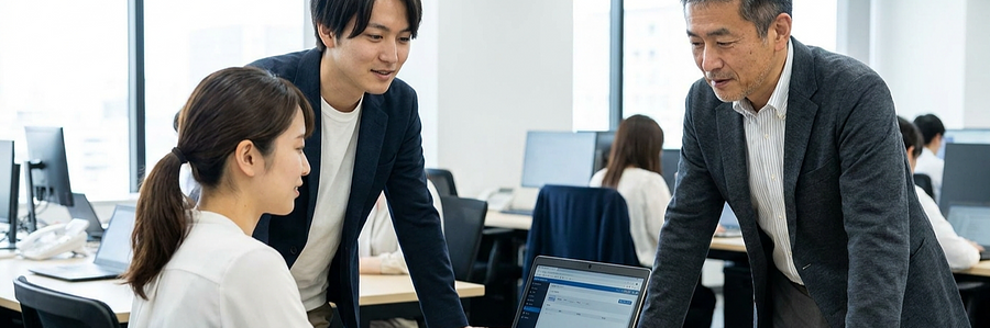 社内問合せの対応漏れとFAQ保守の手間をAIで解決し、対応工数を大幅削減