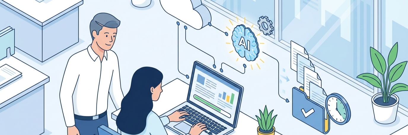 融資稟議書の作成を生成AIで自動化し、作業時間を95%削減 のプロジェクト概要図解