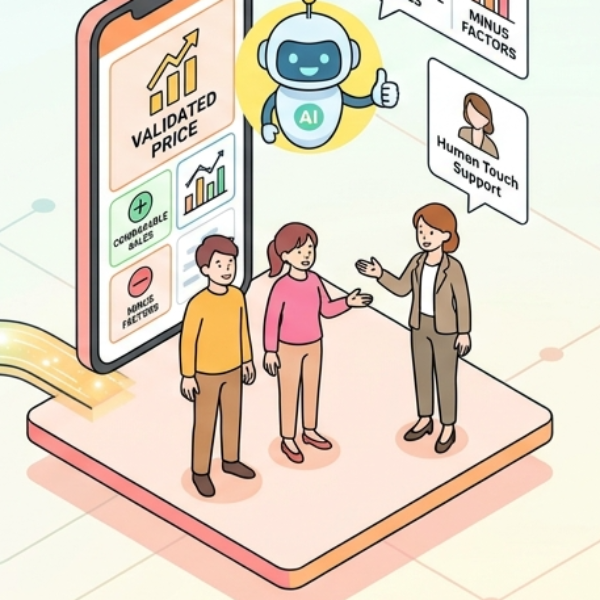 不動産売却の心理的ハードルを対話型AIで解決し、納得感のある査定体験を実現