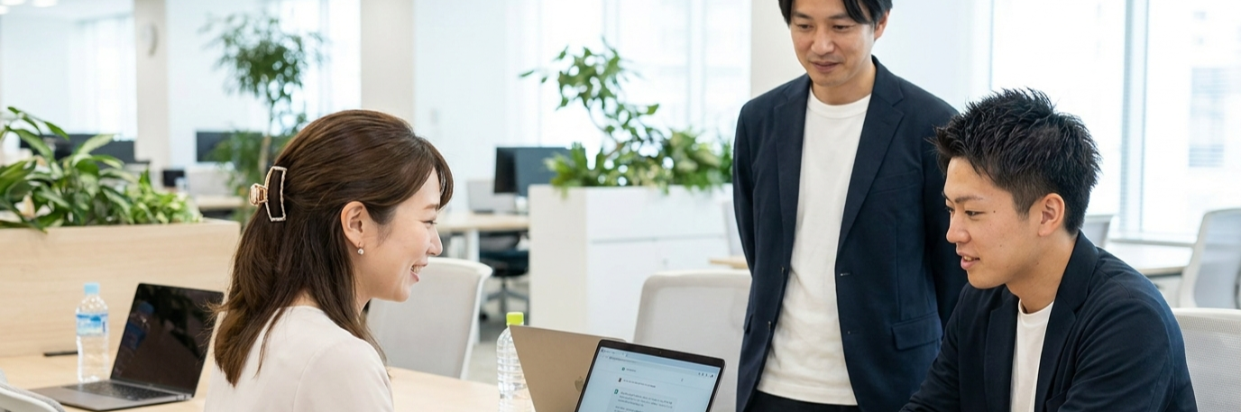 全社的なAI活用への不安を研修で解消し、社員の7割が業務効率化を実感 のプロジェクト概要図解