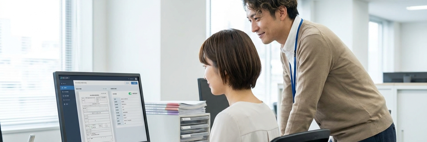 バラバラな自治体帳票の入力をAIで自動化し、年間400時間を削減 のプロジェクト概要図解