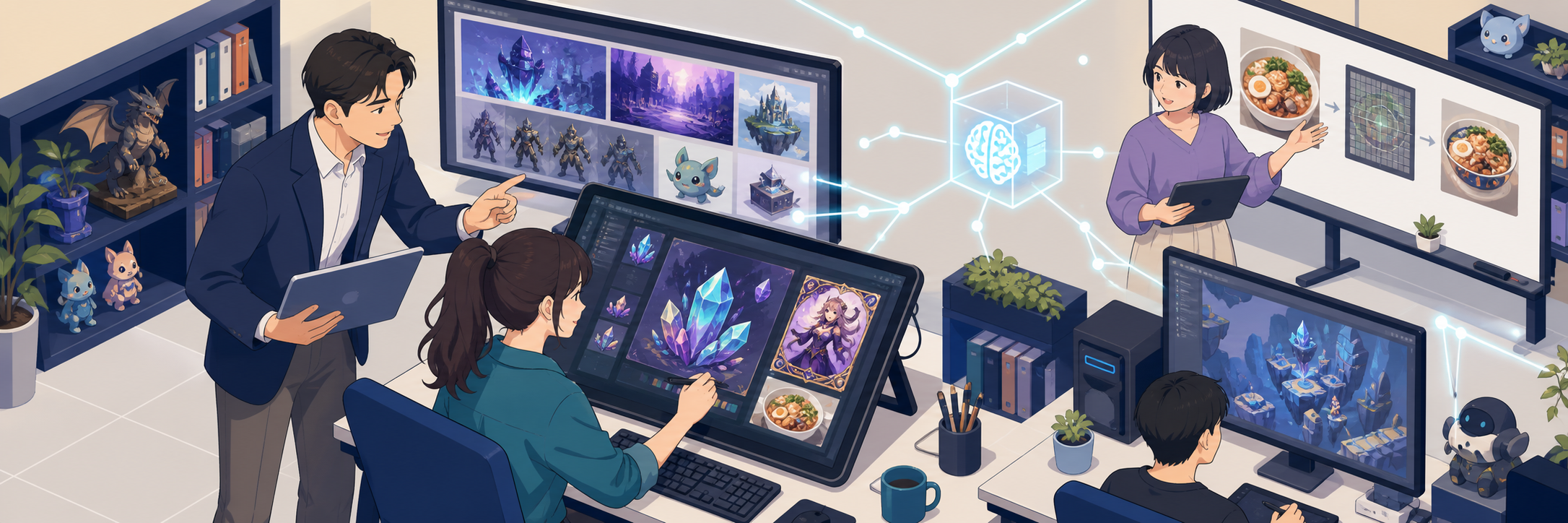 社員の92%がAI活用、コロプラが築いた抵抗感をほぐす浸透モデル のプロジェクト概要図解