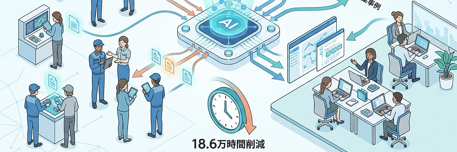 属人化した品質管理の課題をAIで解決し、年間18.6万時間の労働時間を削減