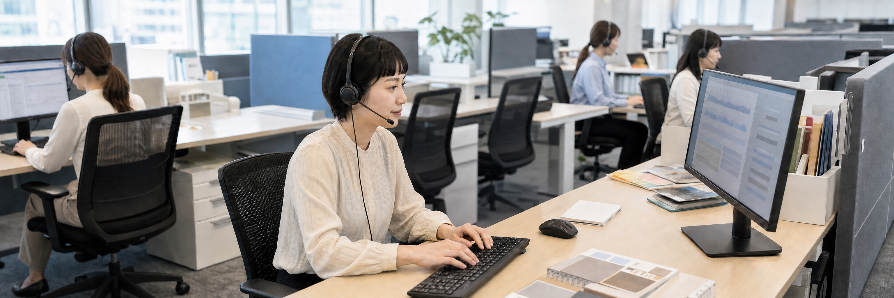 コールセンターの通話を自動要約、記録の後処理を毎日6時間縮めた設計 のプロジェクト概要図解