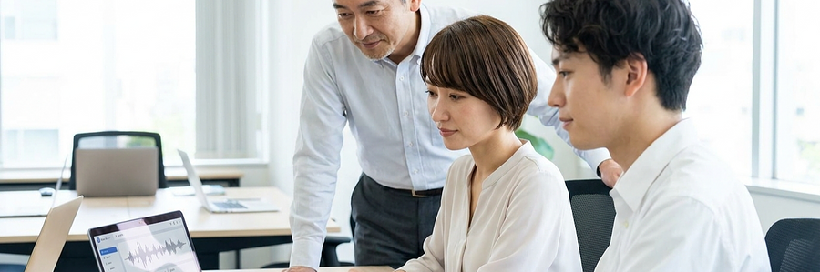 顧客対応の書き起こしと暗黙知の課題をAIで解決し、残業時間を50％削減