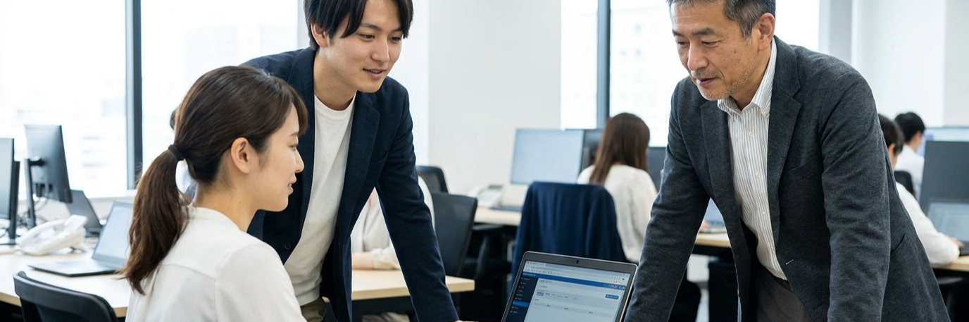 社内問合せ対応を1日2時間に、AIがFAQを自動生成するメーカーのヘルプデスク のプロジェクト概要図解