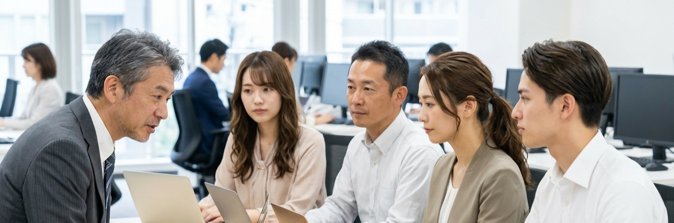 紙の回覧や手作業の業務をRPAとノーコード開発で自動化し、年130万時間を削減 のプロジェクト概要図解