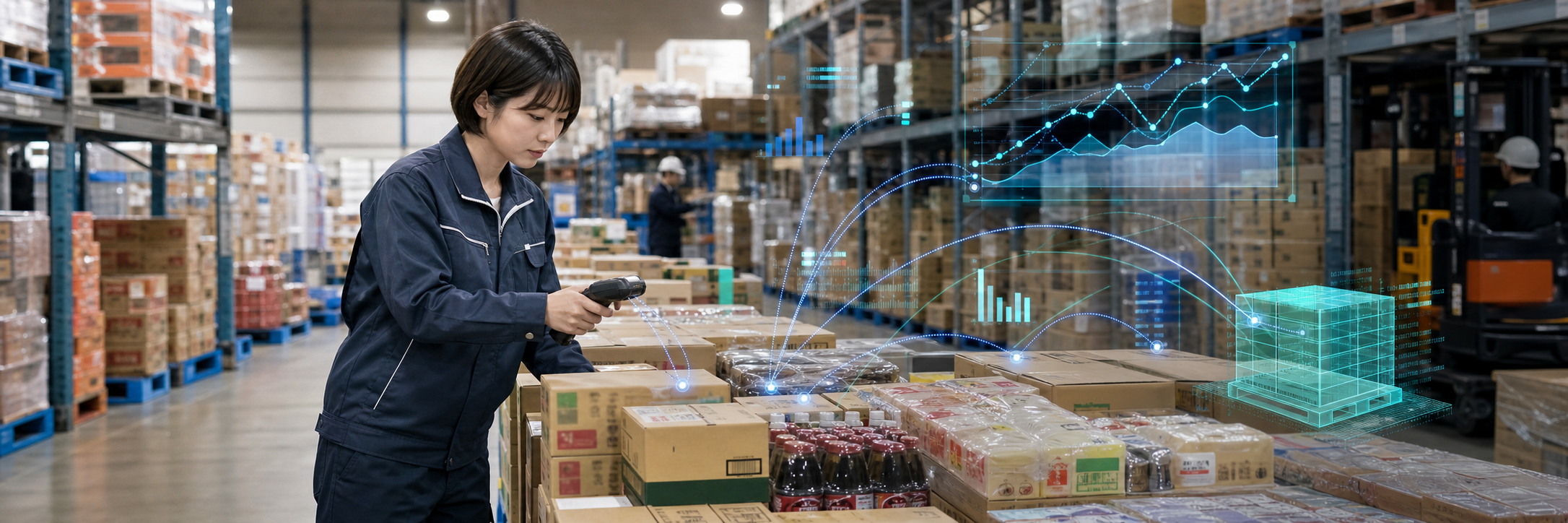 予測精度を約10%改善、国分グループ200倉庫の需要予測AIによる自動発注 のプロジェクト概要図解