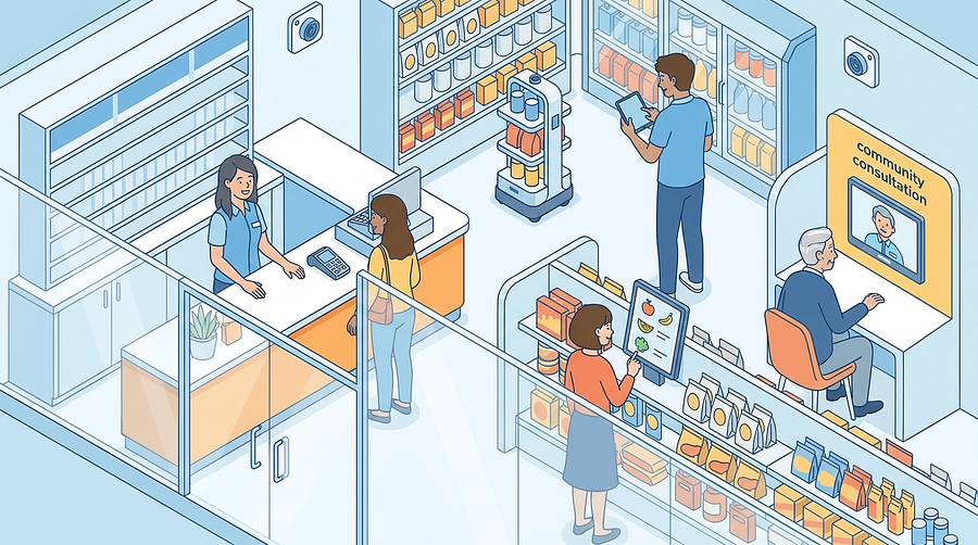 店舗の人手不足をAIカメラやロボットで解決し、未来の顧客体験を創出