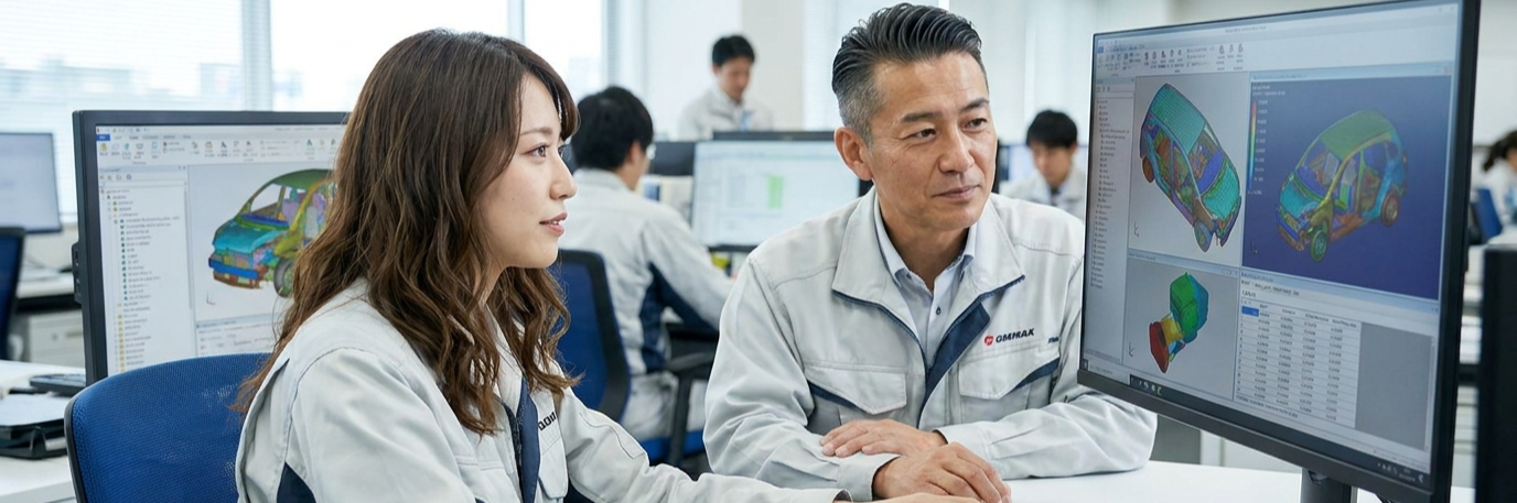 熟練技術者のナレッジ継承課題を生成AIで解決し、モデリング時間を67％短縮 のプロジェクト概要図解