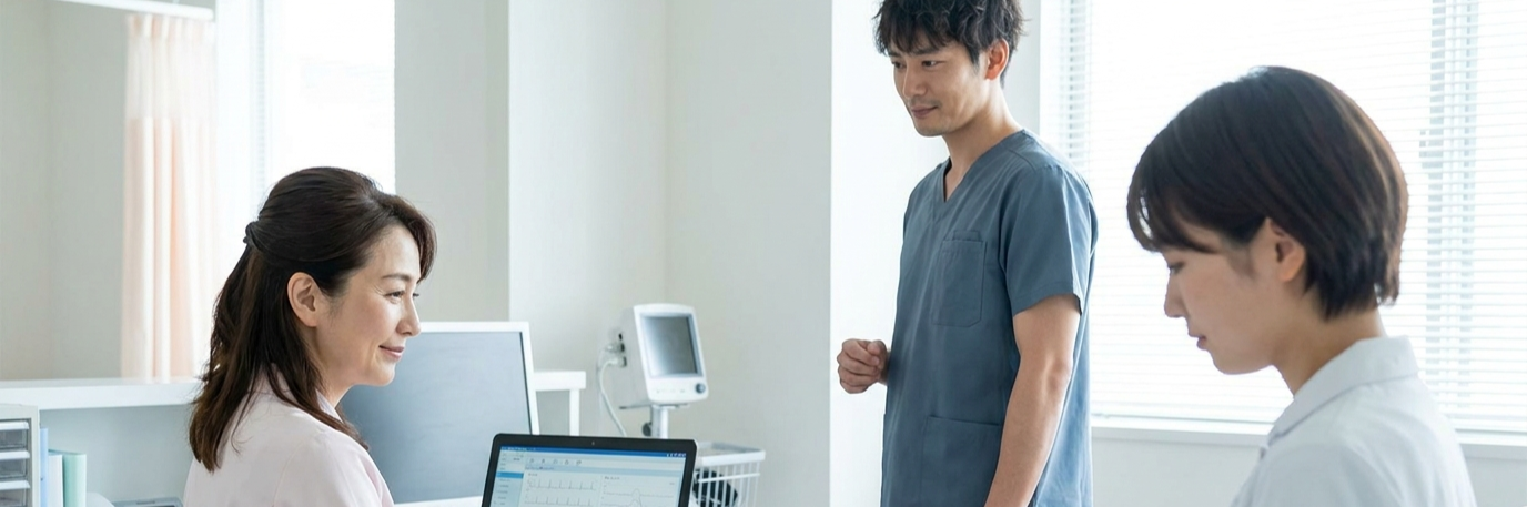 がん患者の問診と看護記録をAIで効率化し、記録時間を約40%短縮 のプロジェクト概要図解