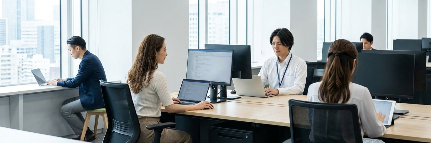 全社的なデータ活用の課題をAI共通基盤で解決し、高度な分析環境を整備 のプロジェクト概要図解