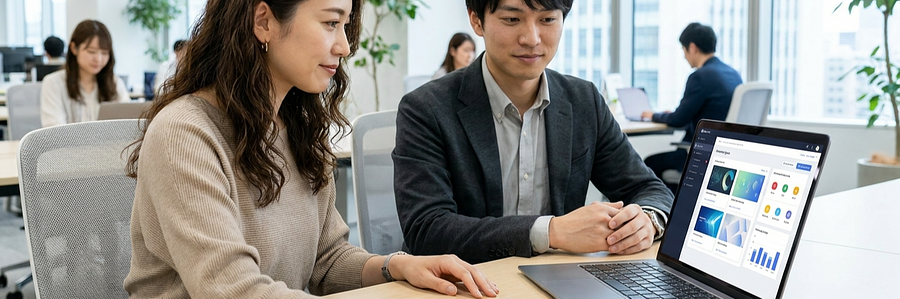 属人化する広告クリエイティブ制作をAIで自動化し、業務工数を50％削減