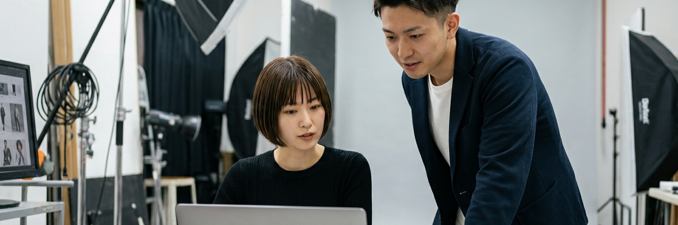 モデル撮影の制約とコスト課題をAIで解決し、ささげ業務のリードタイムを短縮 のプロジェクト概要図解