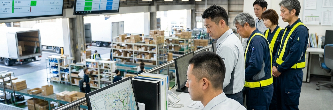 配送ルート作成の属人化をAIで解決し、ドライバーの労働時間を短縮 のプロジェクト概要図解
