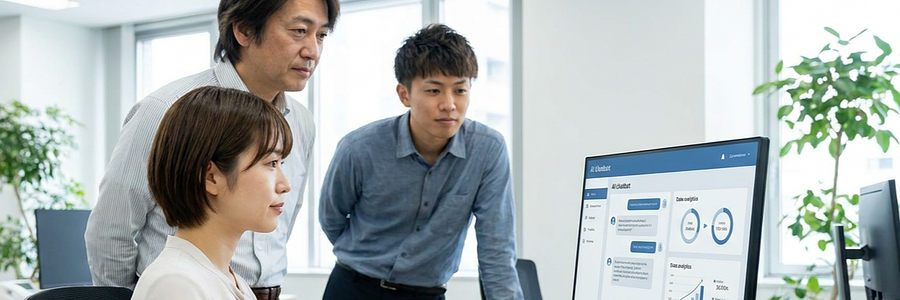 社内問い合わせの負担をAIで解決し、年間8,000時間の工数削減へ